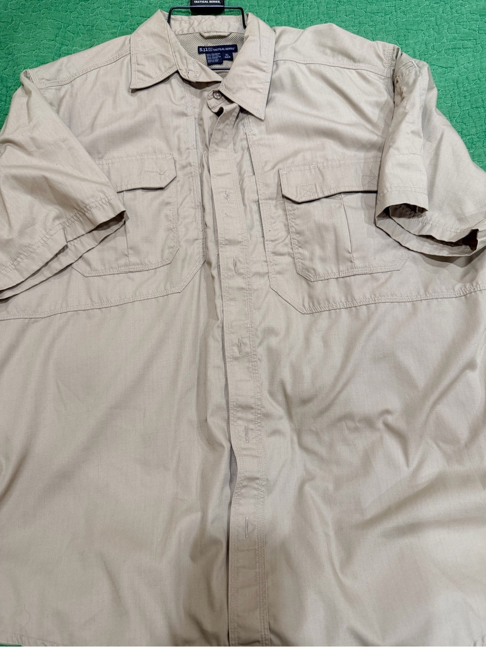5.11 Tactical Men's Short Sleeve Shirt - Khaki/Tan